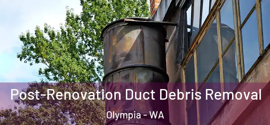 Post-Renovation Duct Debris Removal Olympia - WA